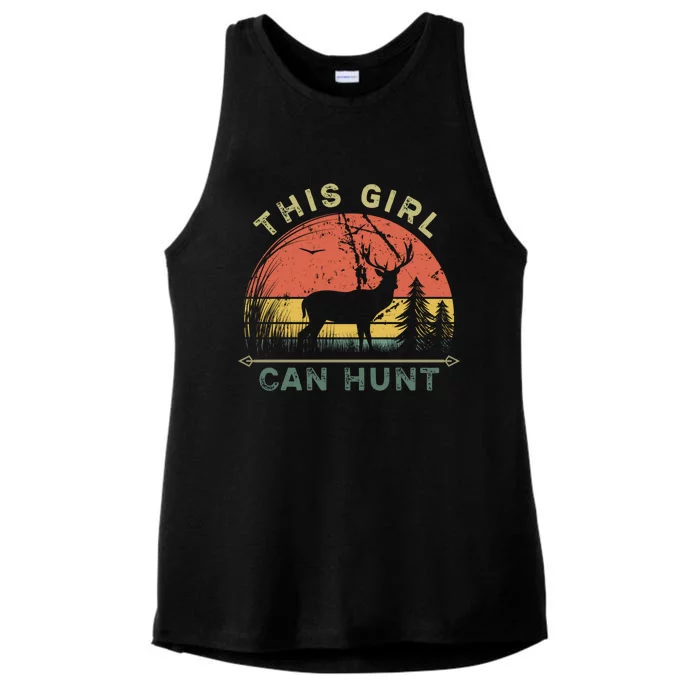 Hunt Like A Hunting Can Hunt Meaningful Gift Ladies Tri-Blend Wicking Tank