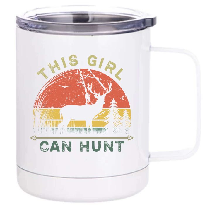 Hunt Like A Hunting Can Hunt Meaningful Gift Front & Back 12oz Stainless Steel Tumbler Cup