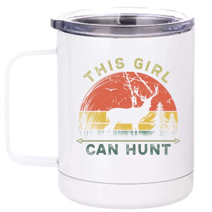 Hunt Like A Hunting Can Hunt Meaningful Gift Front & Back 12oz Stainless Steel Tumbler Cup