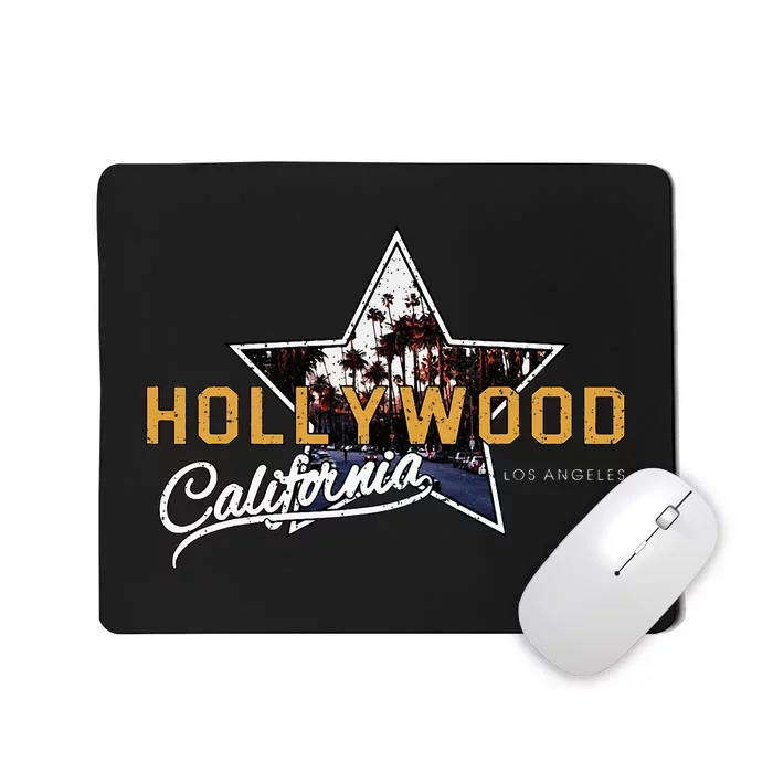 Hollywood Los Angeles California Street Aesthetic Mousepad