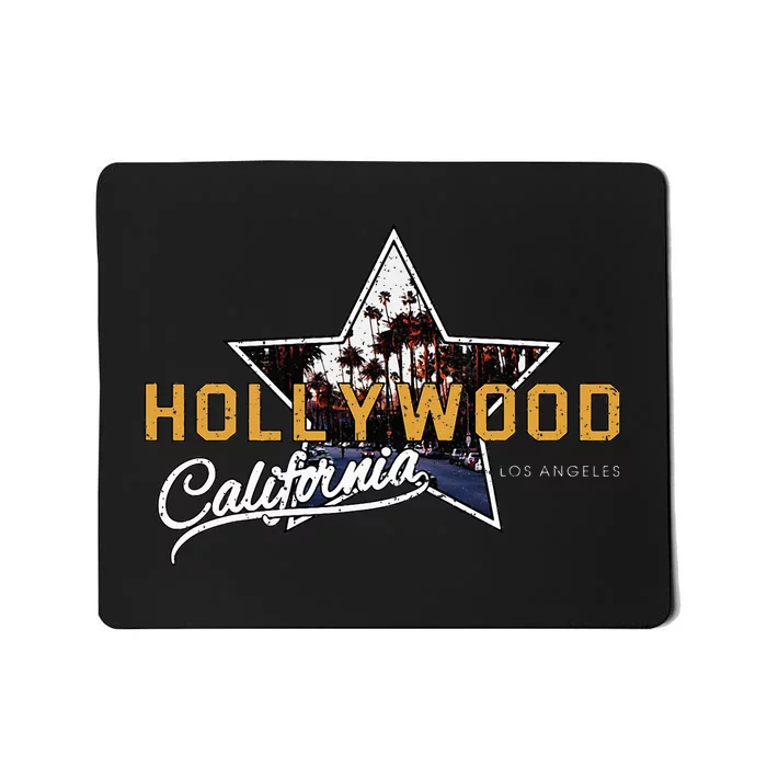 Hollywood Los Angeles California Street Aesthetic Mousepad