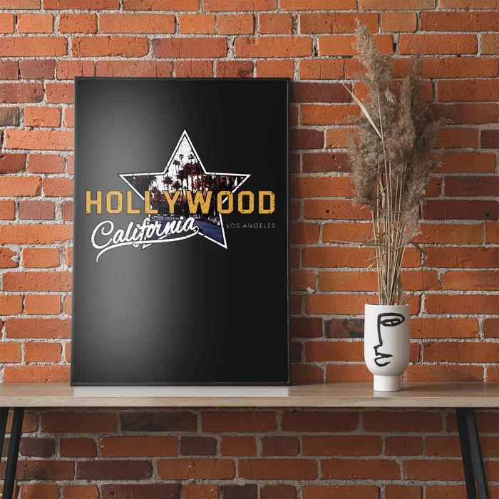 Hollywood Los Angeles California Street Aesthetic Poster