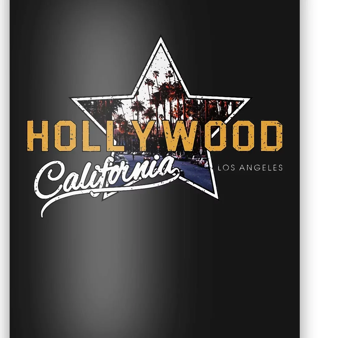 Hollywood Los Angeles California Street Aesthetic Poster