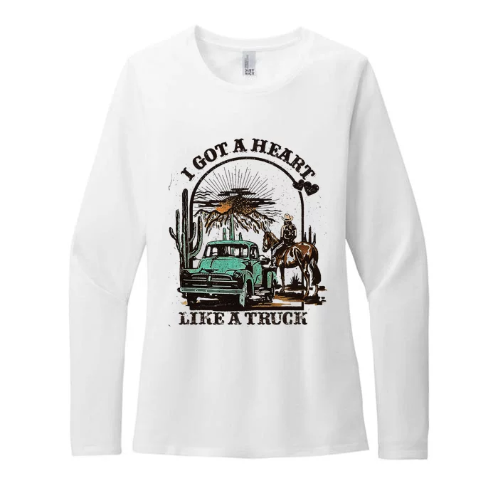 Heart Like A Truck I Got A Heart Like A Truck Womens CVC Long Sleeve Shirt