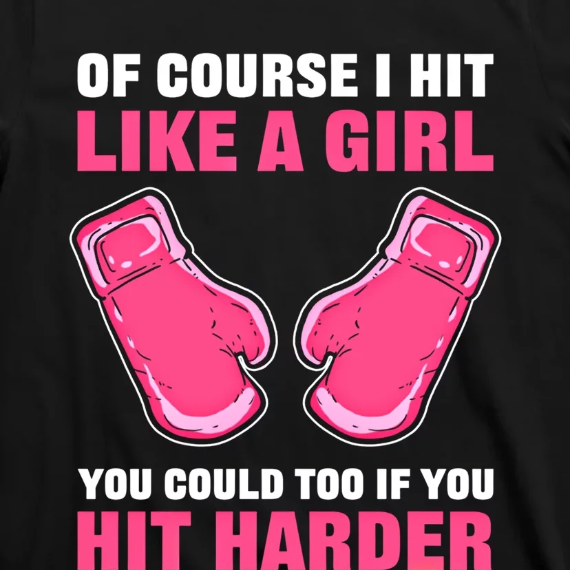 Hit Like A Fighting And Boxing Great Gift T-Shirt