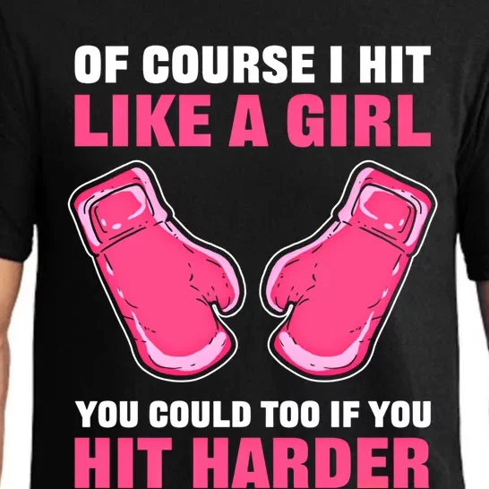 Hit Like A Fighting And Boxing Great Gift Pajama Set