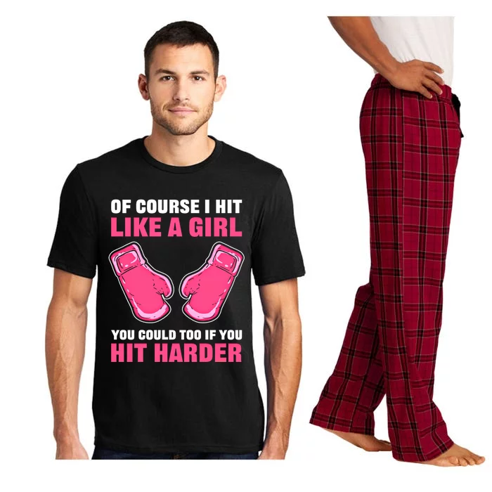 Hit Like A Fighting And Boxing Great Gift Pajama Set