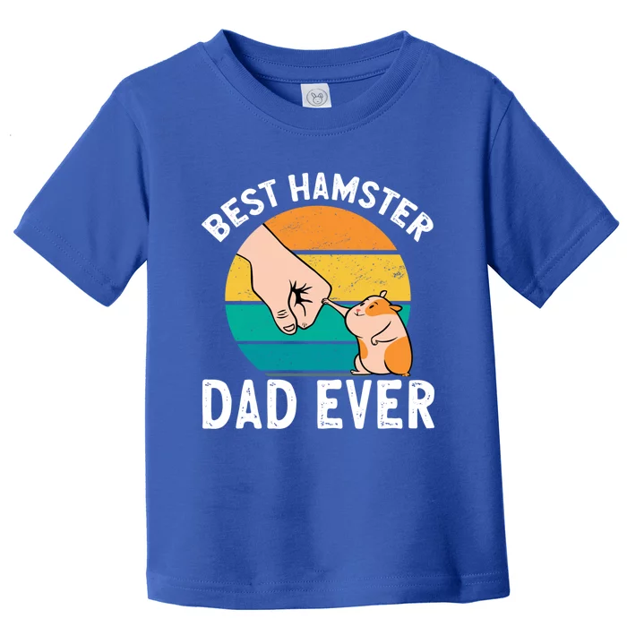 Hamster Lover Best Hamster Dad Ever Retro Vintage Hamster Great Gift Toddler T-Shirt