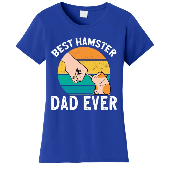 Hamster Lover Best Hamster Dad Ever Retro Vintage Hamster Great Gift Women's T-Shirt