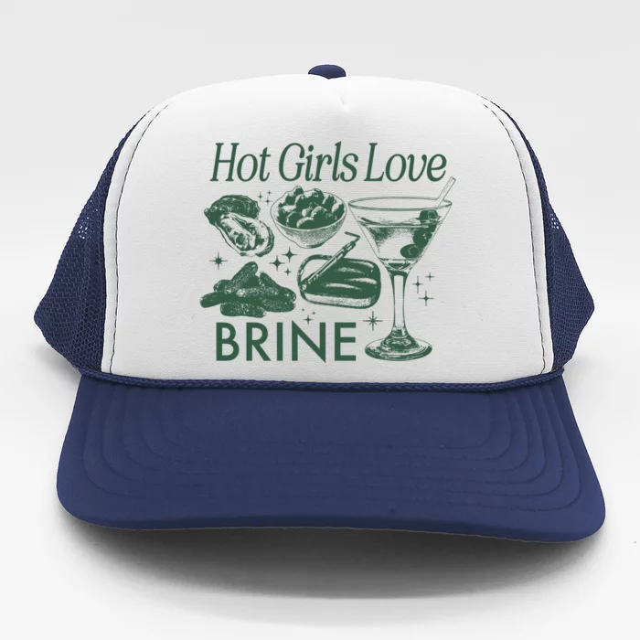 Hot Love Brine Tote Bag Tinned Fish Dirty Martini Pickle Sardines Oysters Trucker Hat