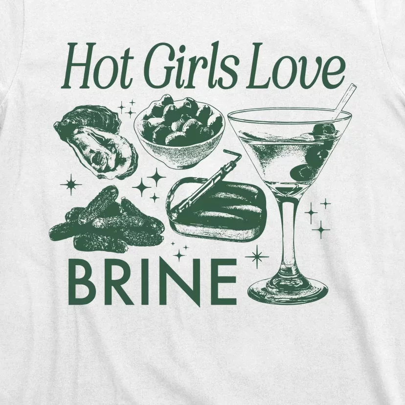 Hot Love Brine Tote Bag Tinned Fish Dirty Martini Pickle Sardines Oysters T-Shirt