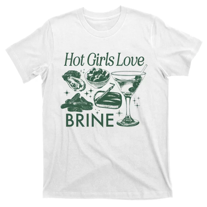 Hot Love Brine Tote Bag Tinned Fish Dirty Martini Pickle Sardines Oysters T-Shirt