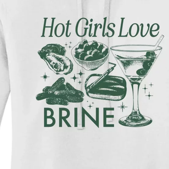 Hot Love Brine Tote Bag Tinned Fish Dirty Martini Pickle Sardines Oysters Women's Pullover Hoodie