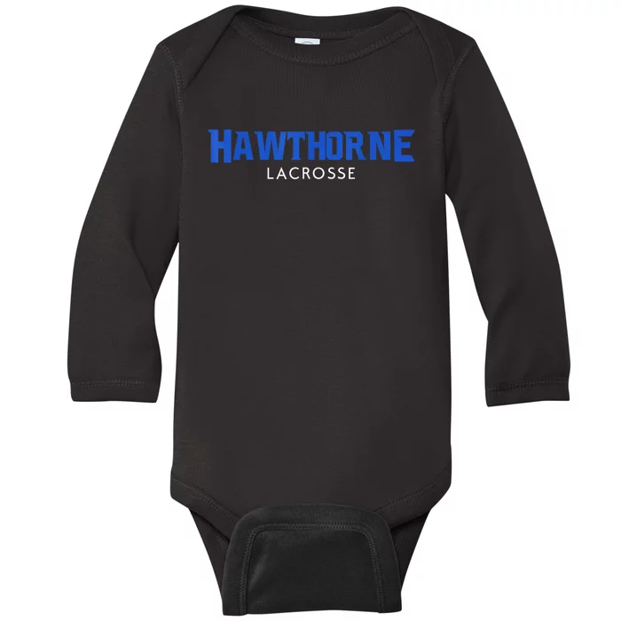 Hawthorne Lacrosse Class Of 2024 Baby Long Sleeve Bodysuit