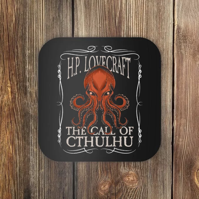 HP Lovecraft Call Of Cthulhu Ktulu Dark Academia Clothing Coaster