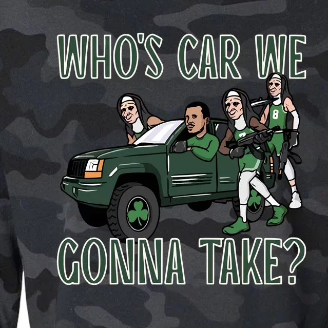 Hank Lockwood Celtics WhoS Car We Gonna Take Cropped Pullover Crew