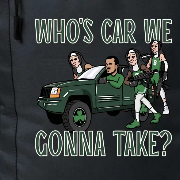 Hank Lockwood Celtics WhoS Car We Gonna Take Daily Commute Backpack