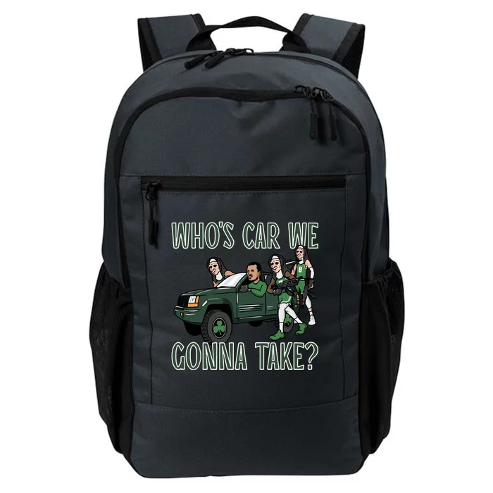 Hank Lockwood Celtics WhoS Car We Gonna Take Daily Commute Backpack