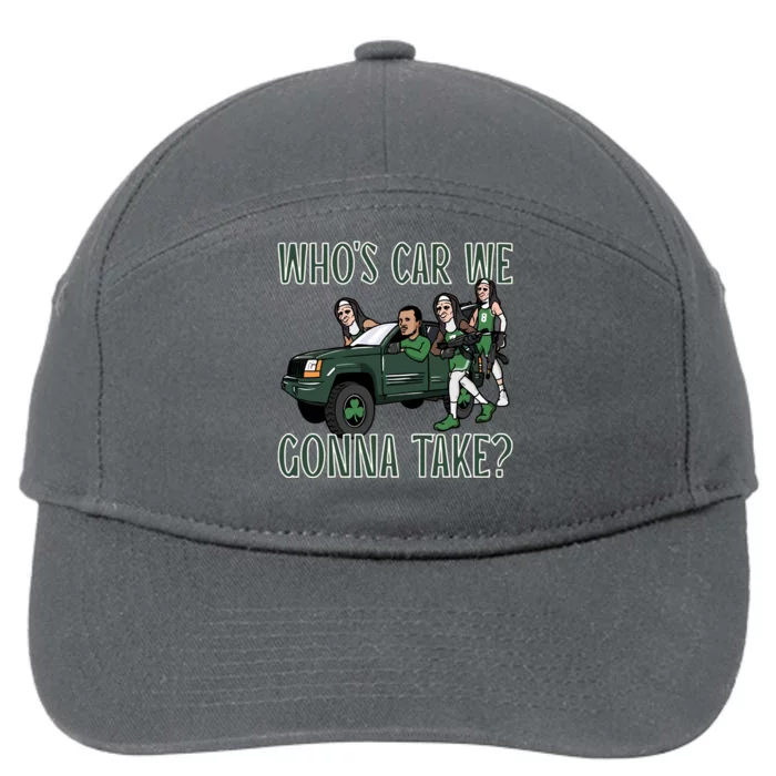 Hank Lockwood Celtics WhoS Car We Gonna Take 7-Panel Snapback Hat