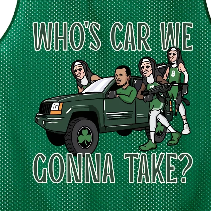 Hank Lockwood Celtics WhoS Car We Gonna Take Mesh Reversible Basketball Jersey Tank