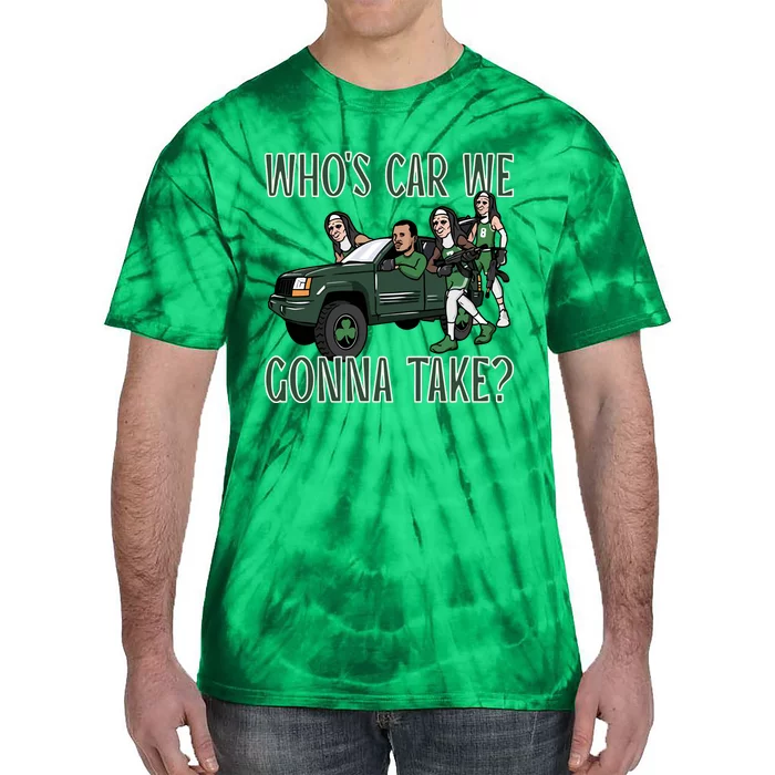 Hank Lockwood Celtics WhoS Car We Gonna Take Tie-Dye T-Shirt