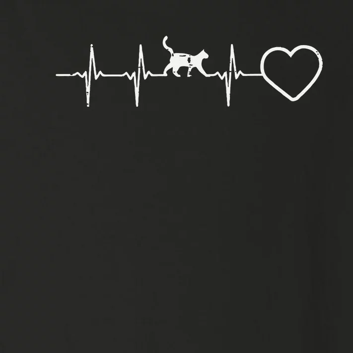 Heartbeat Love Cat Heart Funny Kitten Men Women Kids Girls Toddler Long Sleeve Shirt