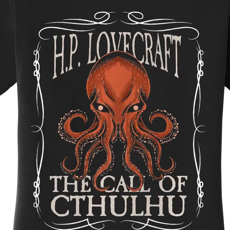 HP Lovecraft Call Of Cthulhu Ktulu Dark Academia Clothing Women's T-Shirt