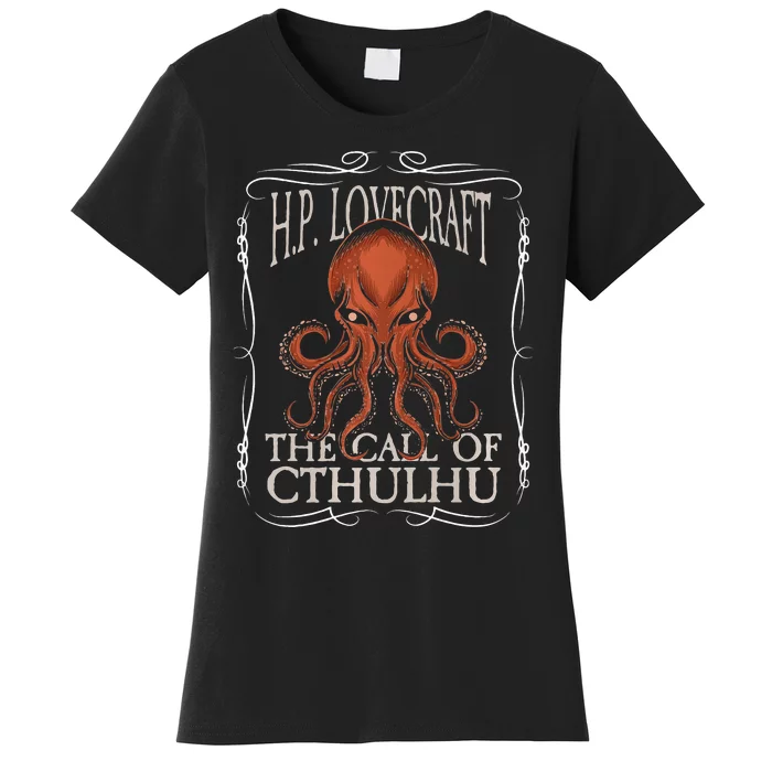 HP Lovecraft Call Of Cthulhu Ktulu Dark Academia Clothing Women's T-Shirt