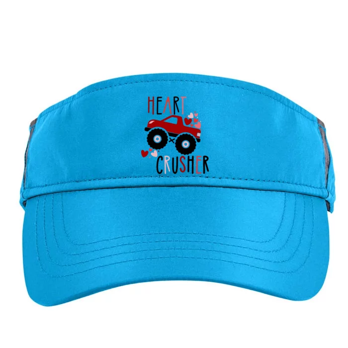 Heart Lover Crusher Truck Car Valentines Day Gift Adult Drive Performance Visor