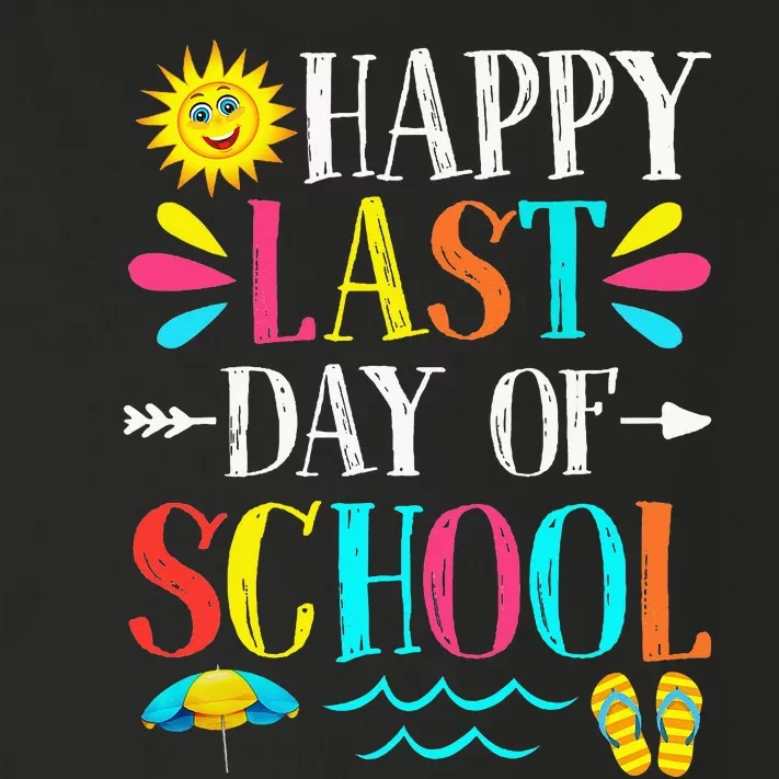 Happy Last Day Of School Teacher Student Graduation Toddler Long Sleeve Shirt