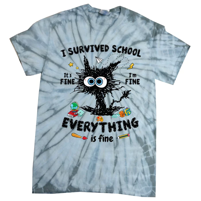 Happy Last Day Of School Teacher Student Graduation Tie-Dye T-Shirt