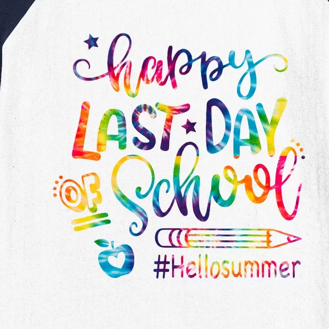 Happy Last Day Of School Hello Summer Teacher Student Shirts Baseball Sleeve Shirt