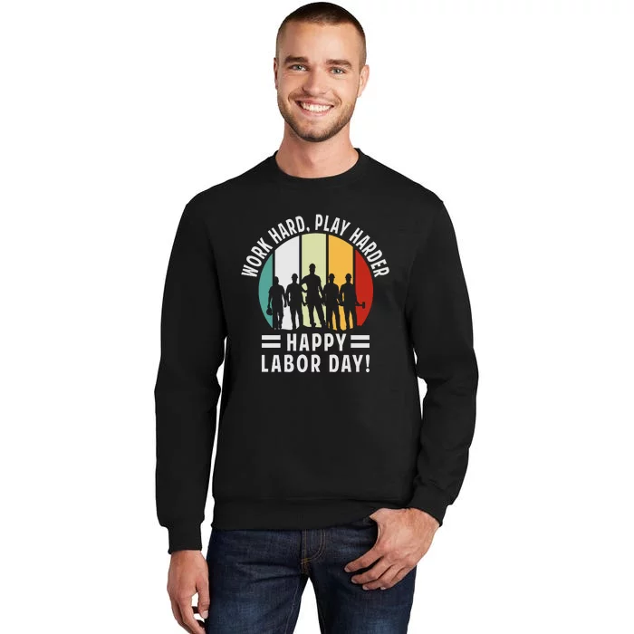 Happy Labor Day Celebration Graphic Sweatshirt