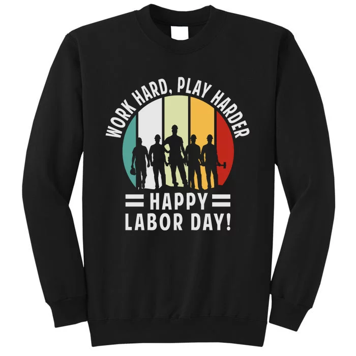 Happy Labor Day Celebration Graphic Sweatshirt