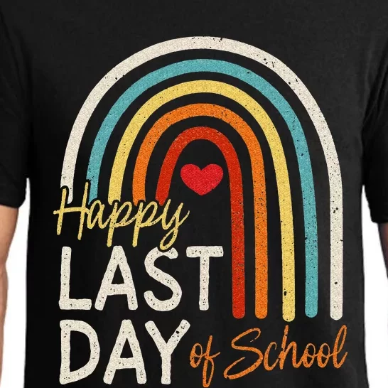 Happy Last Day Of School Teacher Student Graduation Pajama Set