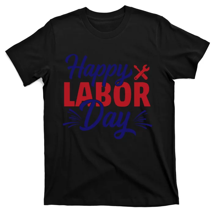 Happy Labor Day Celebration Graphic T-Shirt