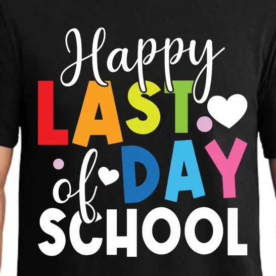 Happy Last Day Of School Teacher Student Graduation Pajama Set