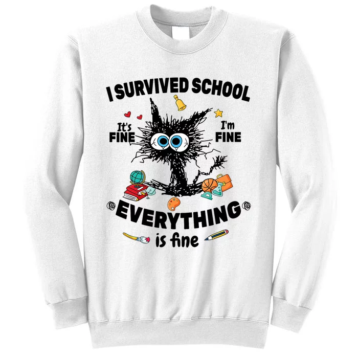 Happy Last Day Of School Teacher Student Graduation Sweatshirt