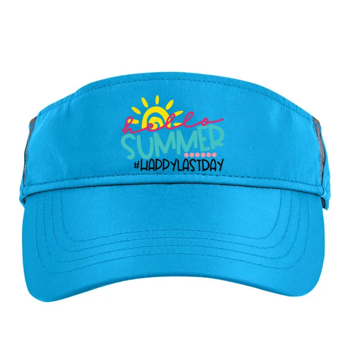 Happy Last Day Of School Teacher Student Graduation Adult Drive Performance Visor