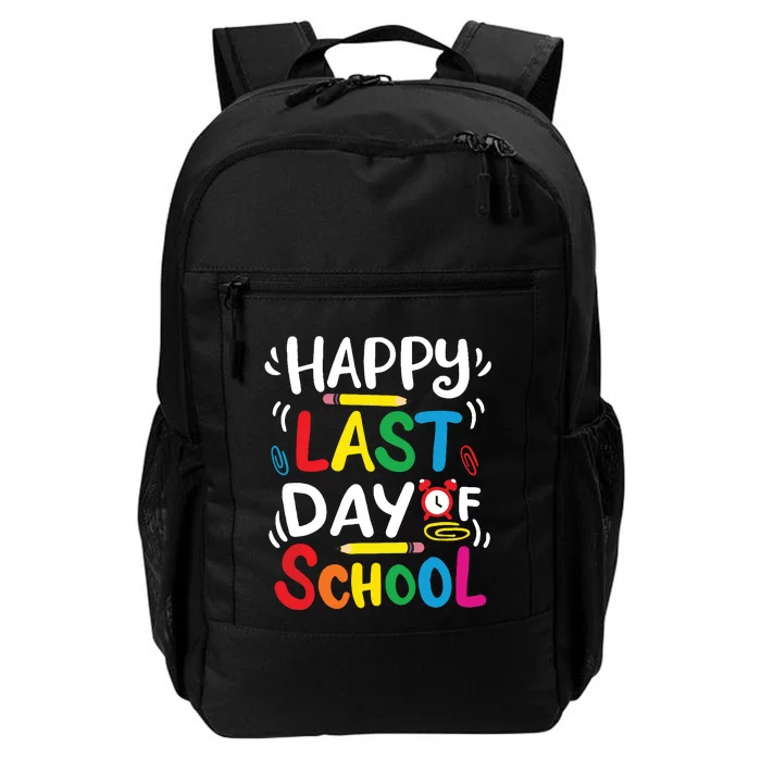 Happy Last Day Of School Teacher Student Graduation Daily Commute Backpack