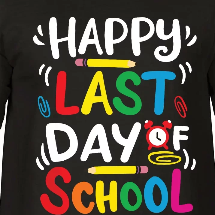 Happy Last Day Of School Teacher Student Graduation Comfort Colors T-Shirt