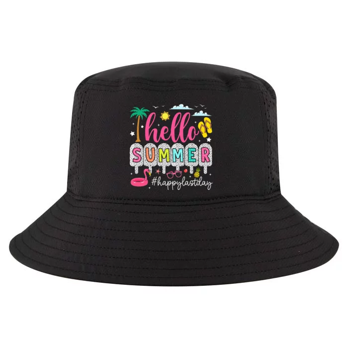 Happy Last Day Of School Teacher Cool Comfort Performance Bucket Hat