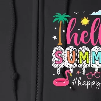 Happy Last Day Of School Teacher Full Zip Hoodie