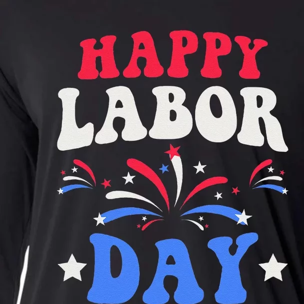 Happy Labor Day Gift Cooling Performance Long Sleeve Crew