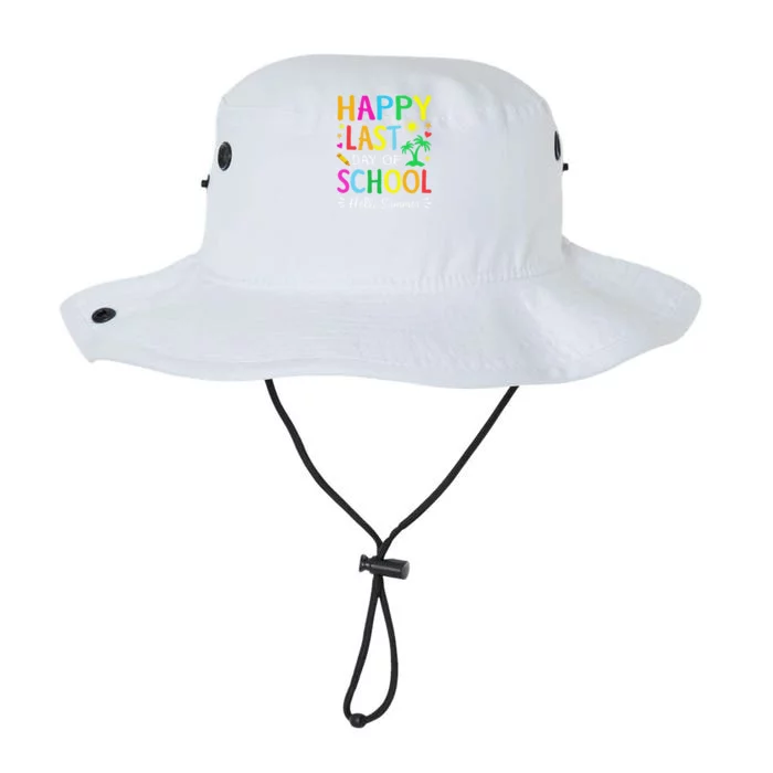 Happy Last Day Of School Hello Summer Teacher Student Legacy Cool Fit Booney Bucket Hat