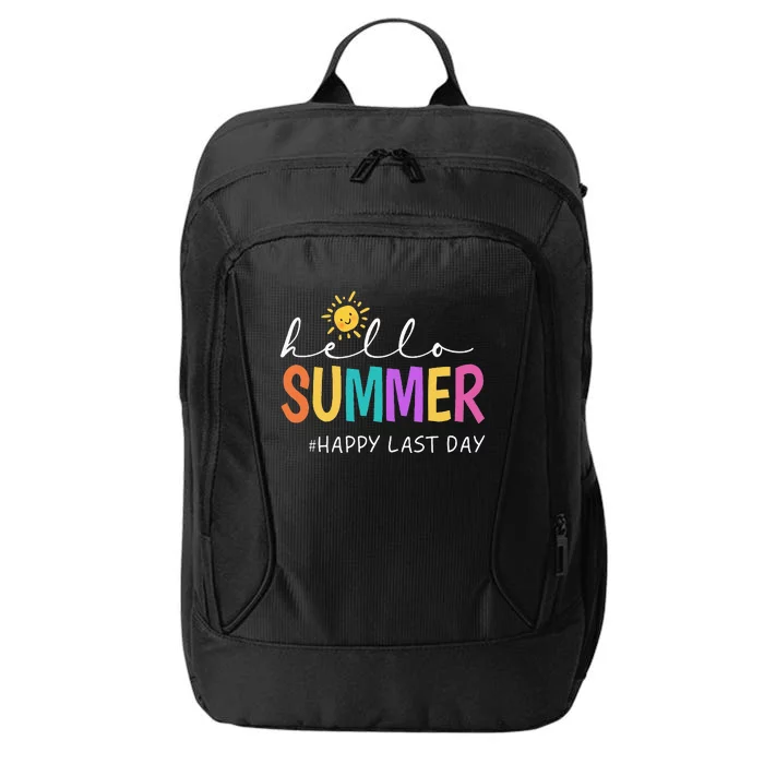 Happy Last Day Of School Teacher Student Hello Summer City Backpack