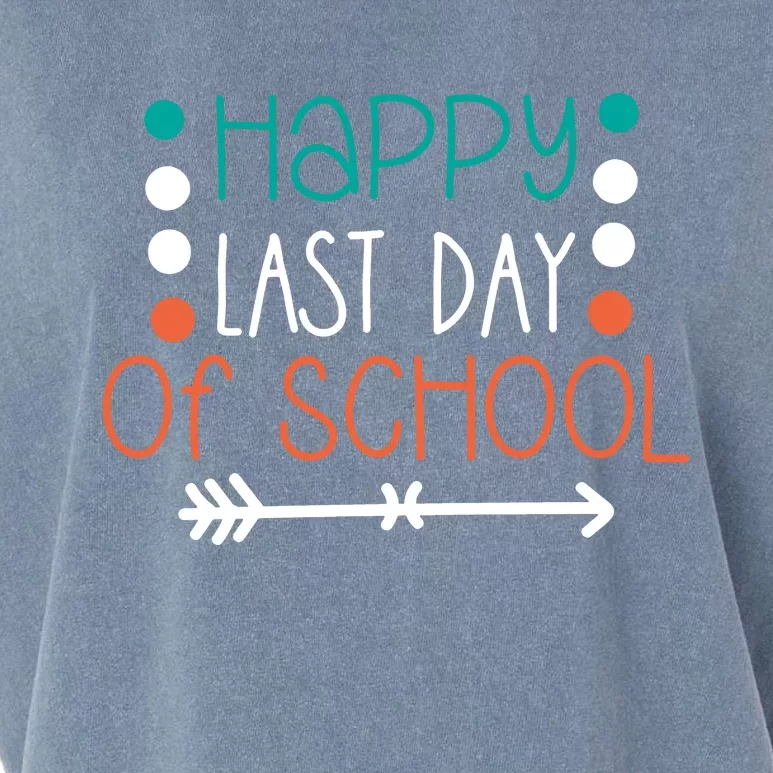 Happy Last Day Of School Graduation Gift Garment-Dyed Women's Muscle Tee