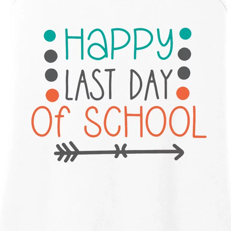 Happy Last Day Of School Graduation Gift Ladies Essential Tank