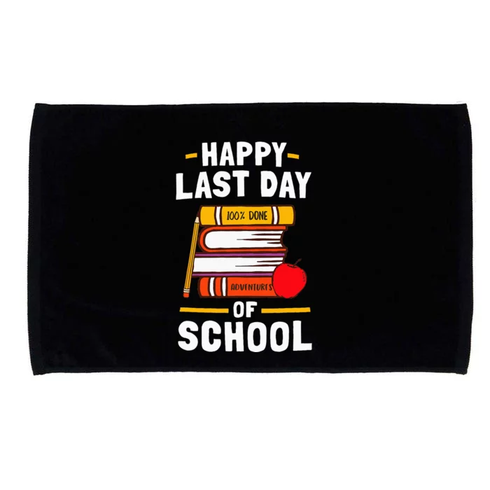 Happy Last Day Of School Teachers Students Microfiber Hand Towel