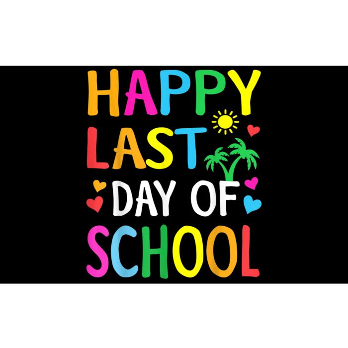 Happy Last Day Of School Teacher Student Graduation Bumper Sticker